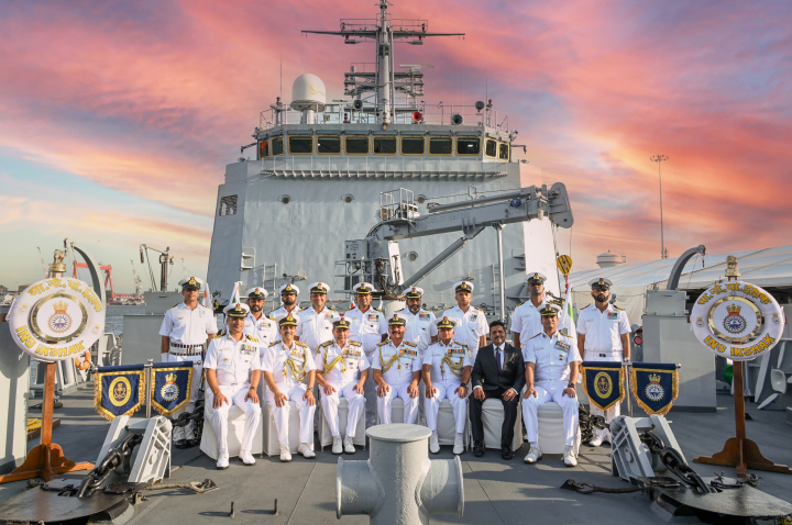 ВМС Индии приняли новый гидрографический корабль INS Ikshak